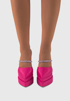 PANDORA Rosa - Mules tacchi alti con plateau | ENPOSH
