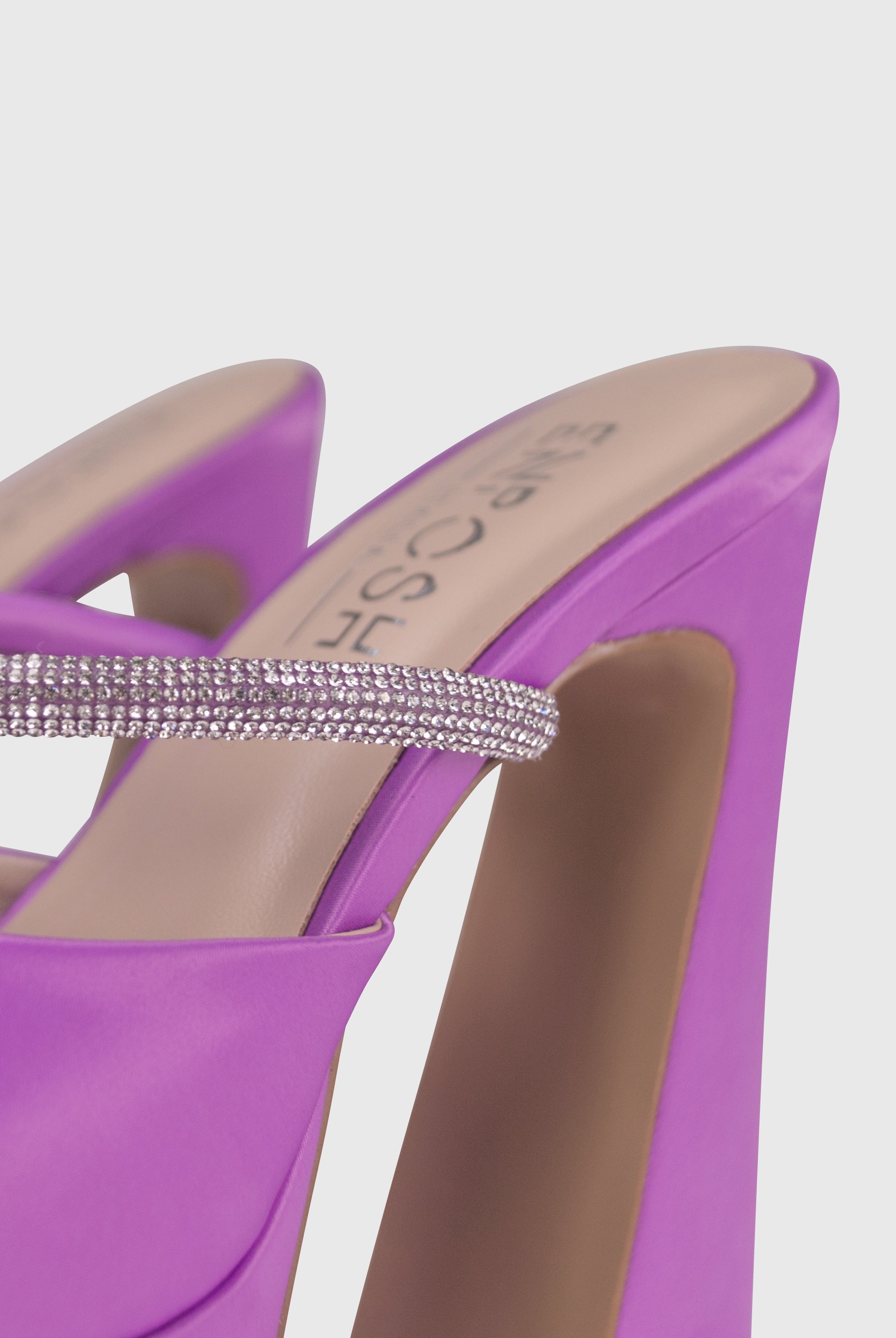 PANDORA Lilla - Mules tacchi alti con plateau | ENPOSH