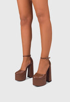 PAMY CHOCO CROC - Décolléte punta tonda plateau alto | ENPOSH